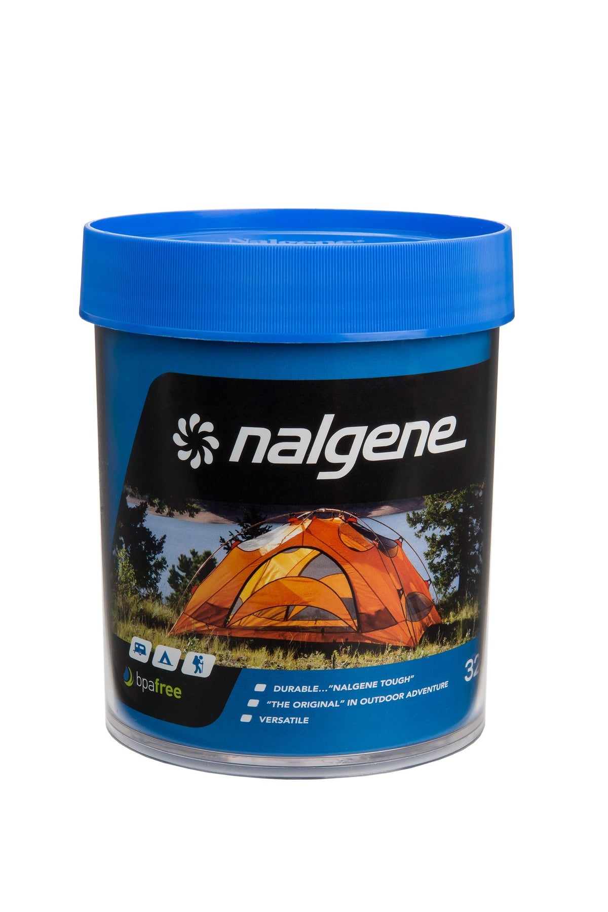 Nalgene product image: 32oz Storage Jar – Blue Lid L3 — 32oz Storage Jar – Blue Lid