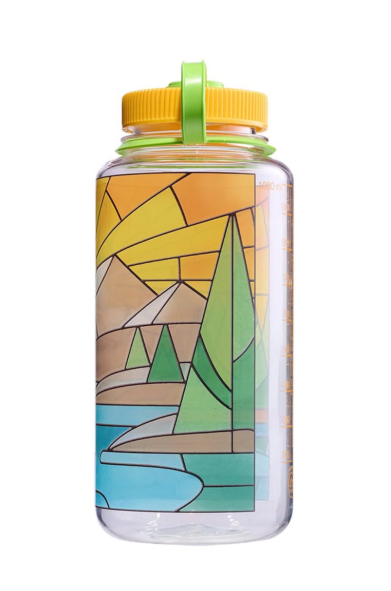Nalgene product image: 32oz Wide Mouth Stained Glass Print Bottles K1 — 32oz Wide Mouth Stained Glass Print Bottles