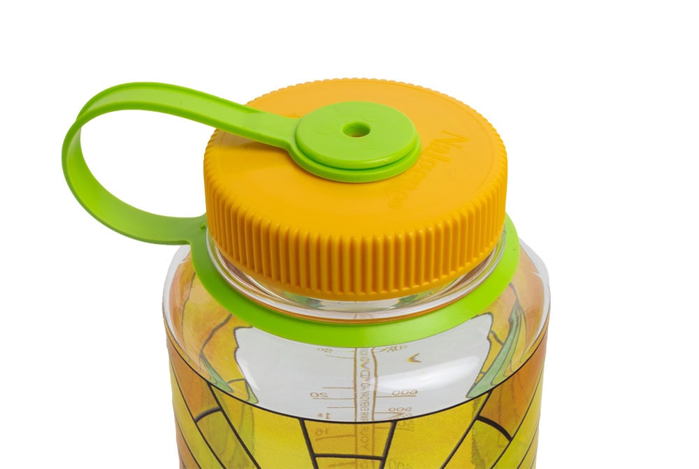 Nalgene product view: 32oz Wide Mouth Stained Glass Print Bottles K1 — 32oz Wide Mouth Stained Glass Print Bottles