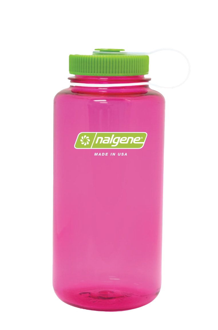 Nalgene product view: 32oz Wide Mouth Becca Pink Bottle E4 — 32oz Wide Mouth Becca Pink Bottle
