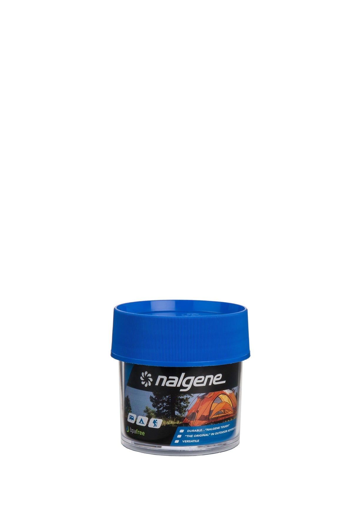 Nalgene product detail: 4oz Storage Jar – Blue Lid R1 — 4oz Storage Jar – Blue Lid