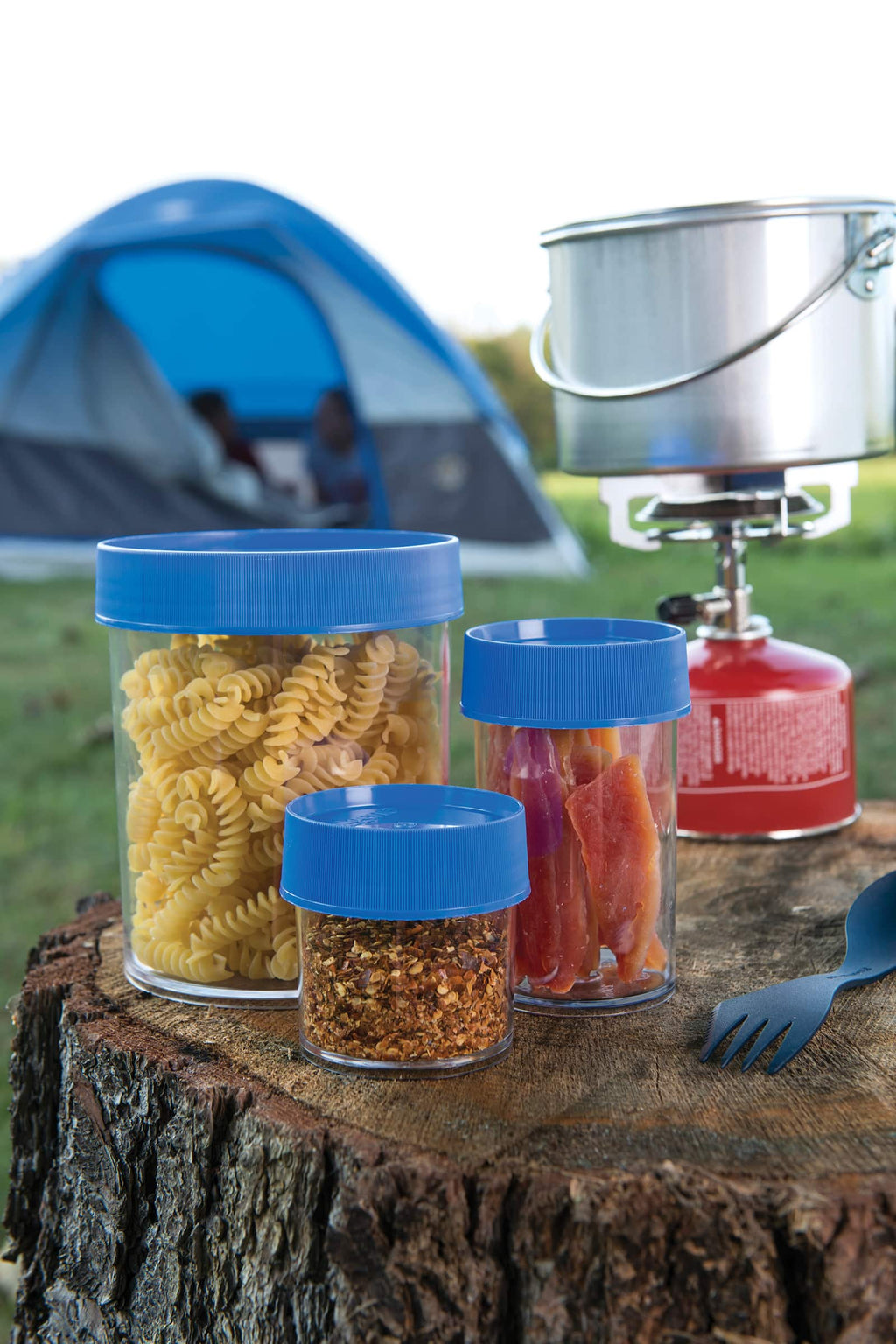 Nalgene product image: 32oz Storage Jar – Blue Lid L3 — 32oz Storage Jar – Blue Lid