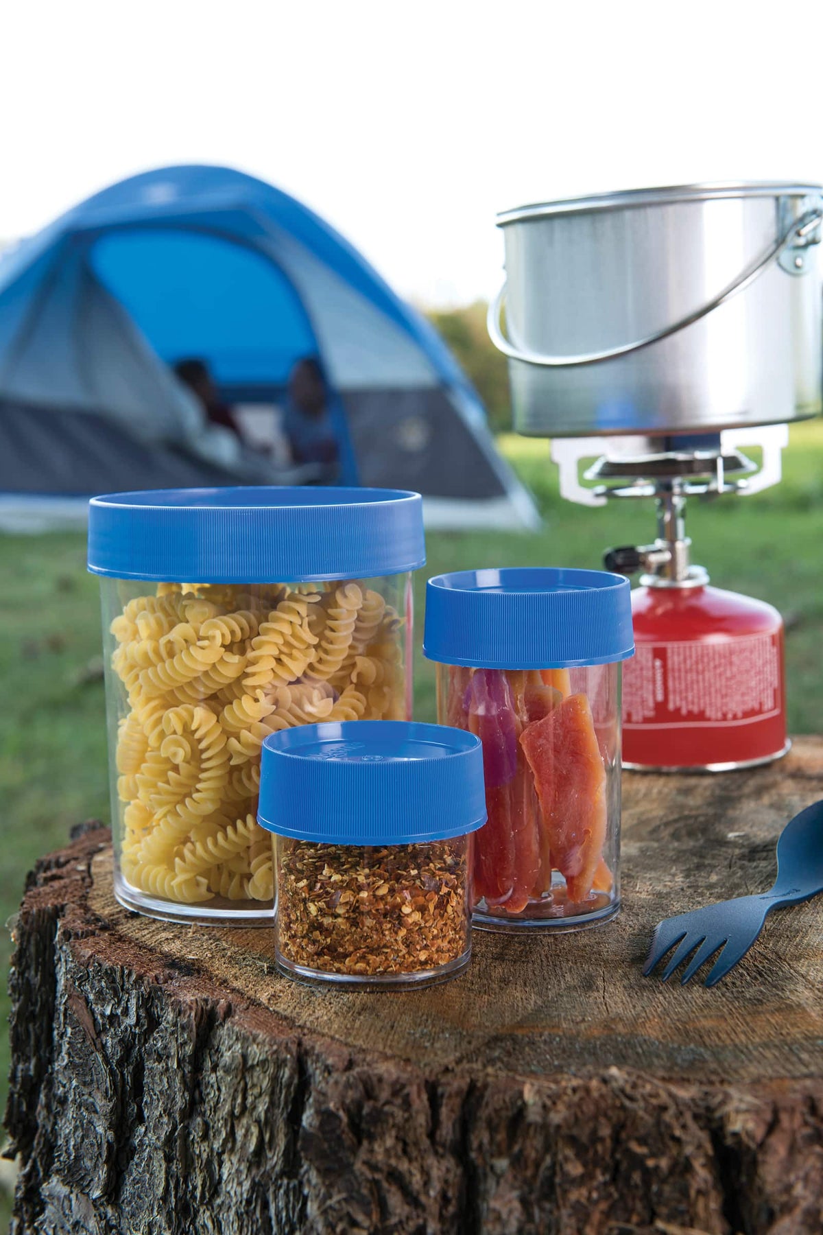 Nalgene product image: 32oz Storage Jar – Blue Lid L3 — 32oz Storage Jar – Blue Lid