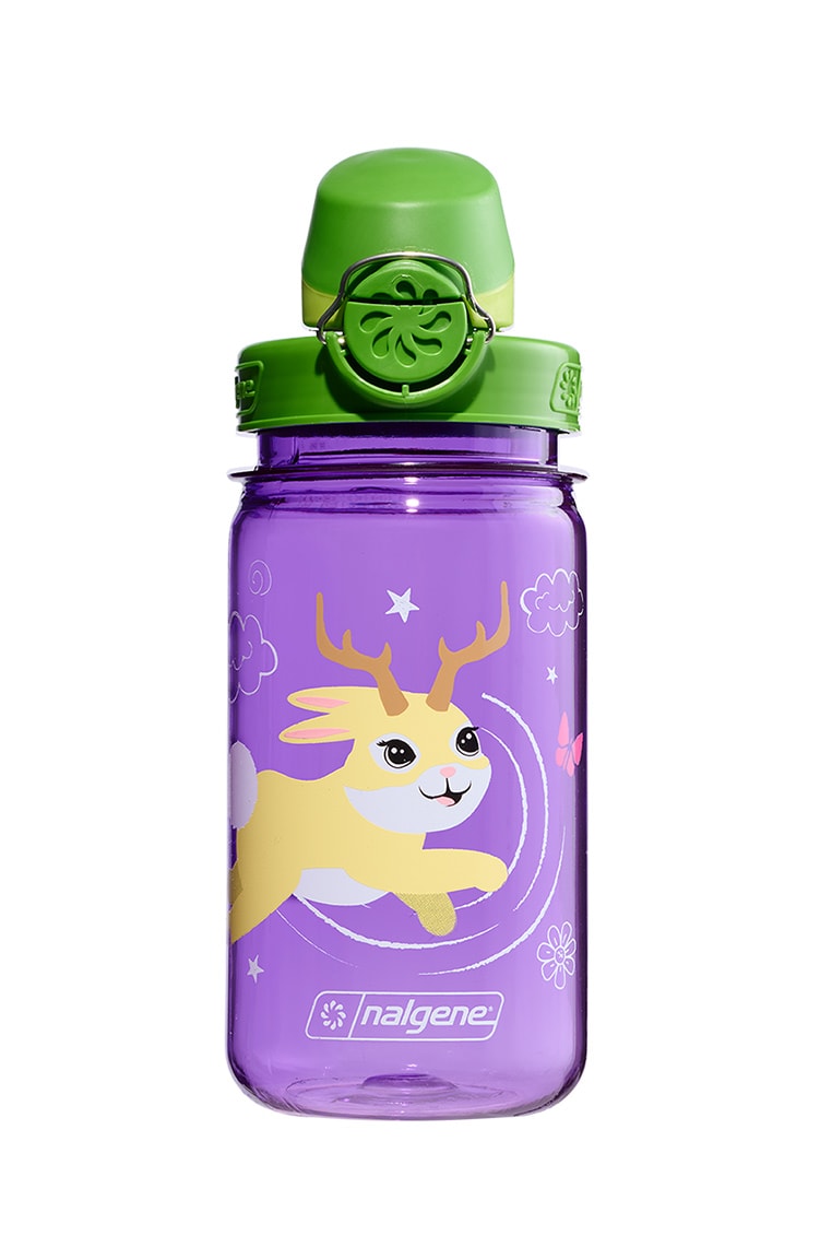Nalgene product detail: 12oz On-The-Fly Kids Lock-Top Bottle with Graphics X5 — 12oz On-The-Fly Kids Lock-Top Bottle with Graphics