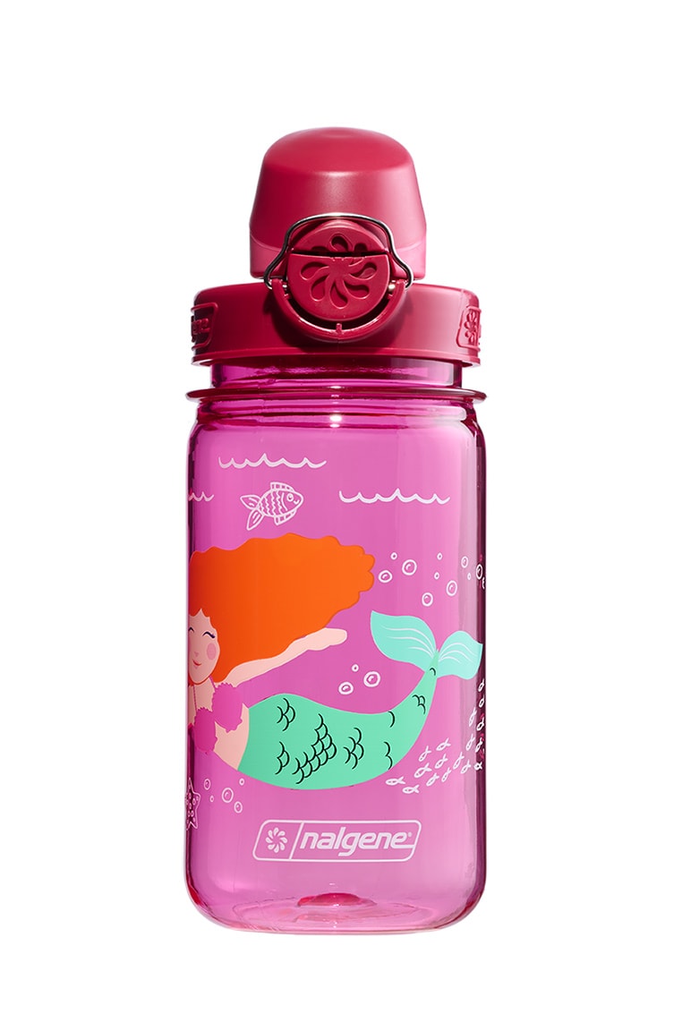 Nalgene product detail: 12oz On-The-Fly Kids Lock-Top Bottle with Graphics X5 — 12oz On-The-Fly Kids Lock-Top Bottle with Graphics