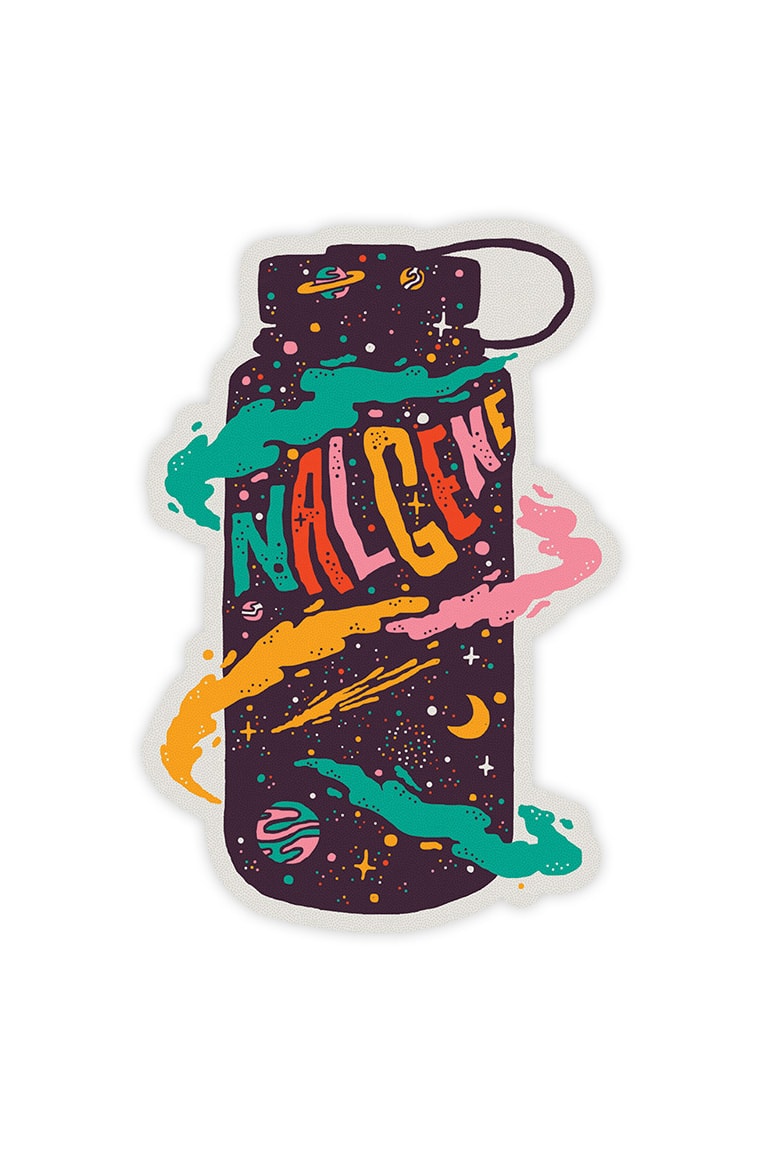 Galactic Nalgene Sticker — Galactic Nalgene Sticker R8
