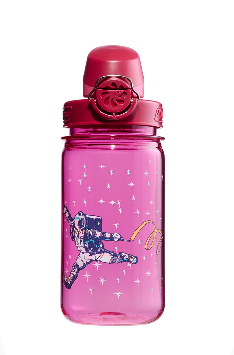 Nalgene product detail: 12oz On-The-Fly Kids Lock-Top Bottle with Graphics X5 — 12oz On-The-Fly Kids Lock-Top Bottle with Graphics