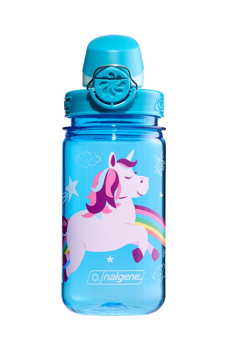 Nalgene product detail: 12oz On-The-Fly Kids Lock-Top Bottle with Graphics X5 — 12oz On-The-Fly Kids Lock-Top Bottle with Graphics